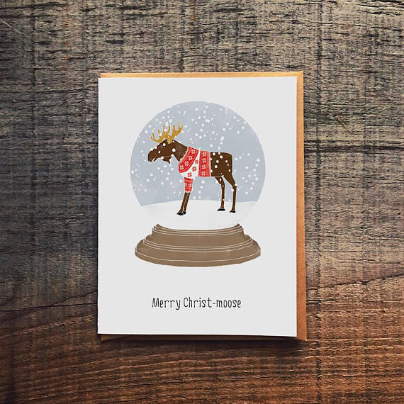 Snowglobe Greeting Card