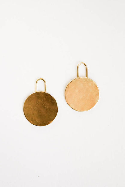 Mini Dillan Brass Earrings