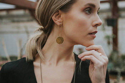 Torrance Brass Earrings