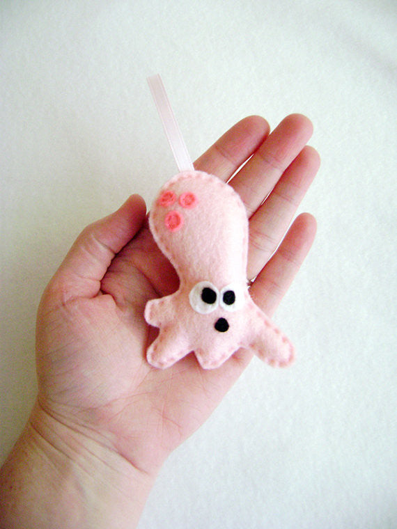 Octopus Felt Ornament // By Red Marionette
