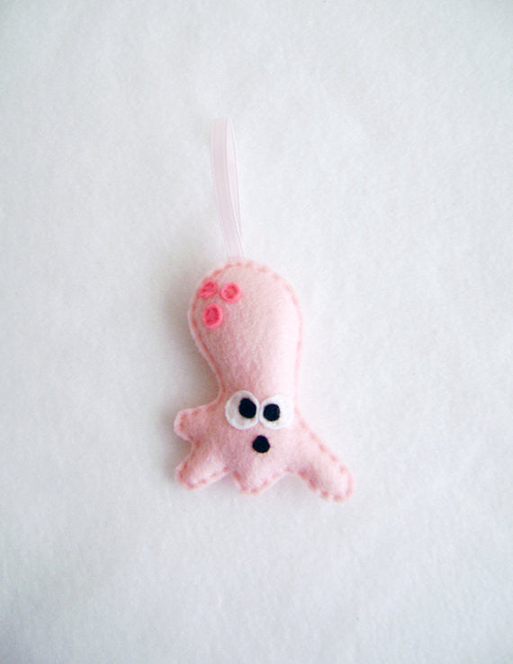 Octopus Felt Ornament // By Red Marionette