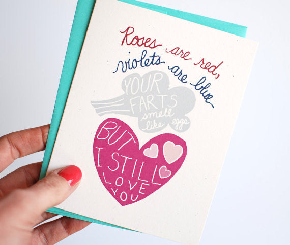 Roses Are Red Greeting Card