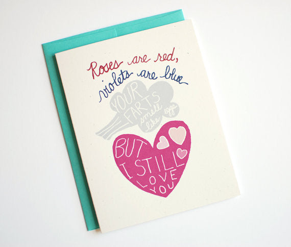 Roses Are Red Greeting Card