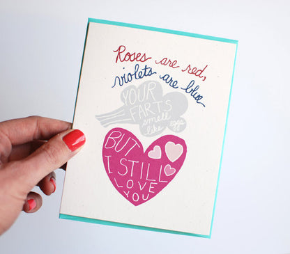Roses Are Red Greeting Card