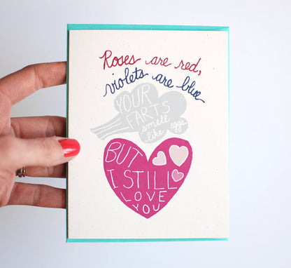 Roses Are Red Greeting Card