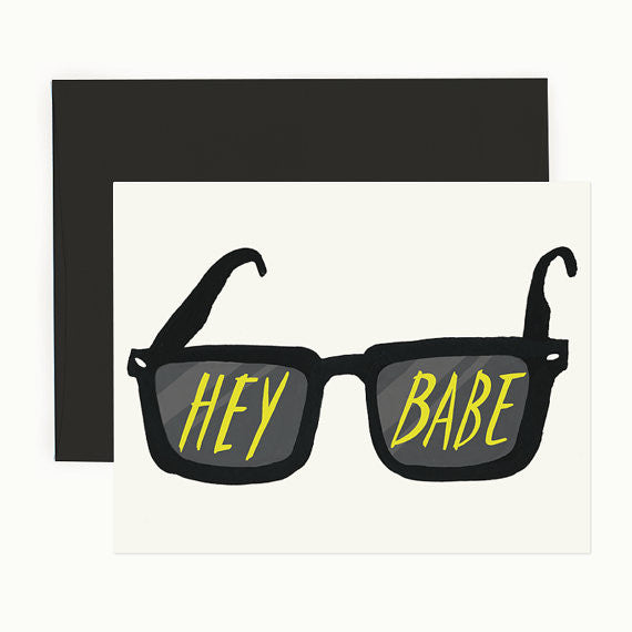 Hey Babe Greeting Card