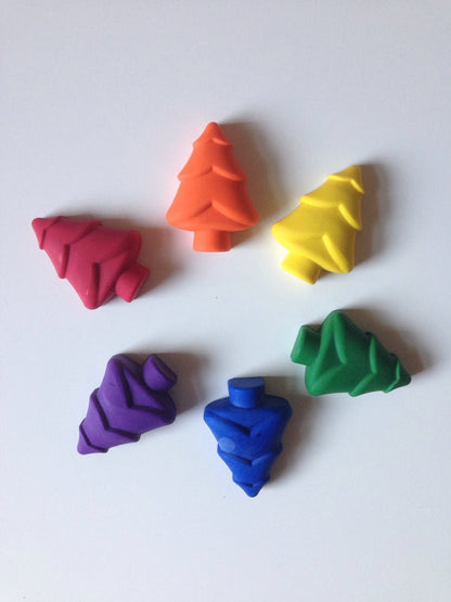 Eco-Friendly Evergreen Tree Crayons