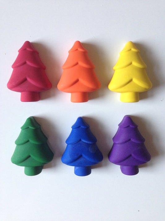 Eco-Friendly Evergreen Tree Crayons