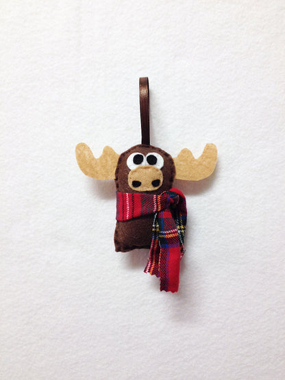 Moose Felt Ornament // By Red Marionette