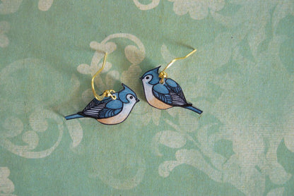 Tufted Titmouse Studs
