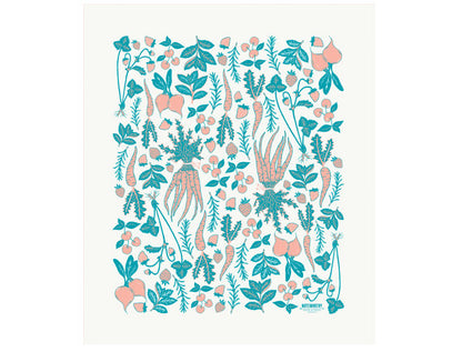 Fruit & Veggies Set of 2 Tea Towels