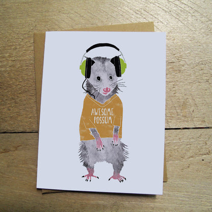 Awesome Possum Card