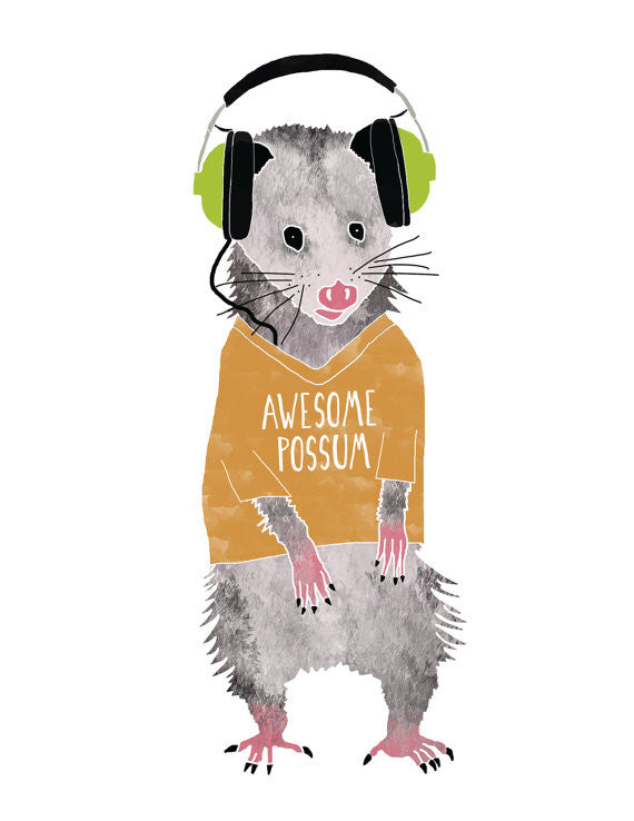 Awesome Possum Card