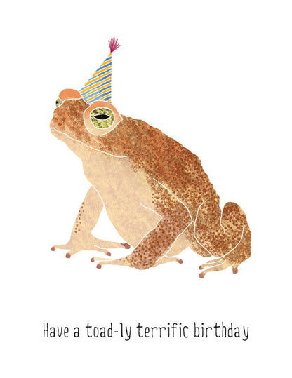 Have a Toad-ly Terrific Birthday Card