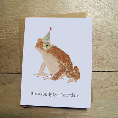 Have a Toad-ly Terrific Birthday Card