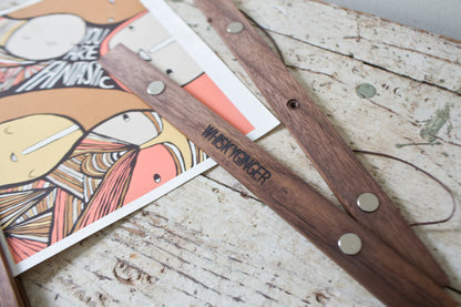 Wooden Poster Hanger - Oak 9 inches