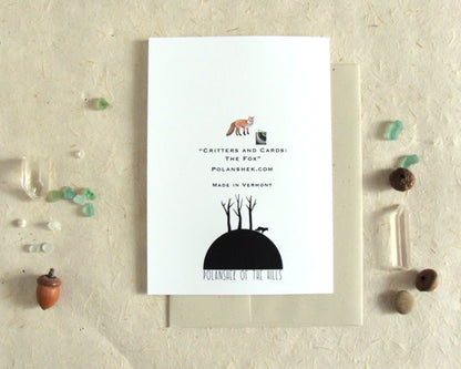 Critters and Cards: Fox - Greeting Card