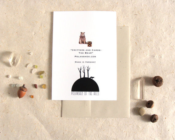 Critters and Cards: Bear - Greeting Card