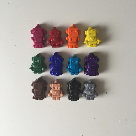 Eco-Friendly Robot Crayons