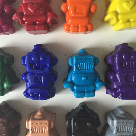 Eco-Friendly Robot Crayons