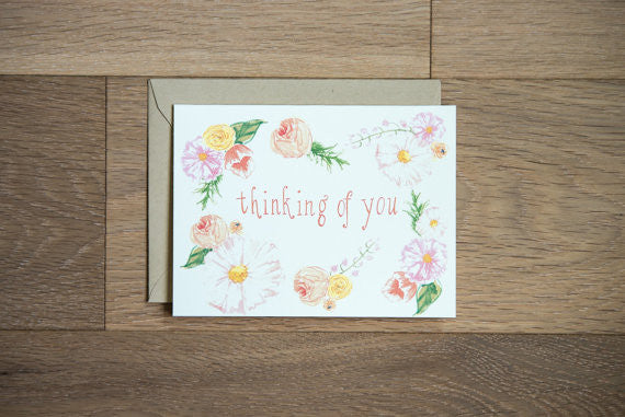 Thinking of You Greeting Card