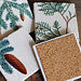 Pine Cones Stone Coasters // Set of 4