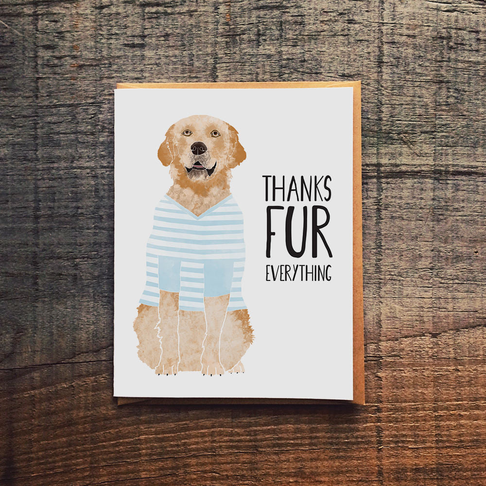 Thanks Fur Everything Card