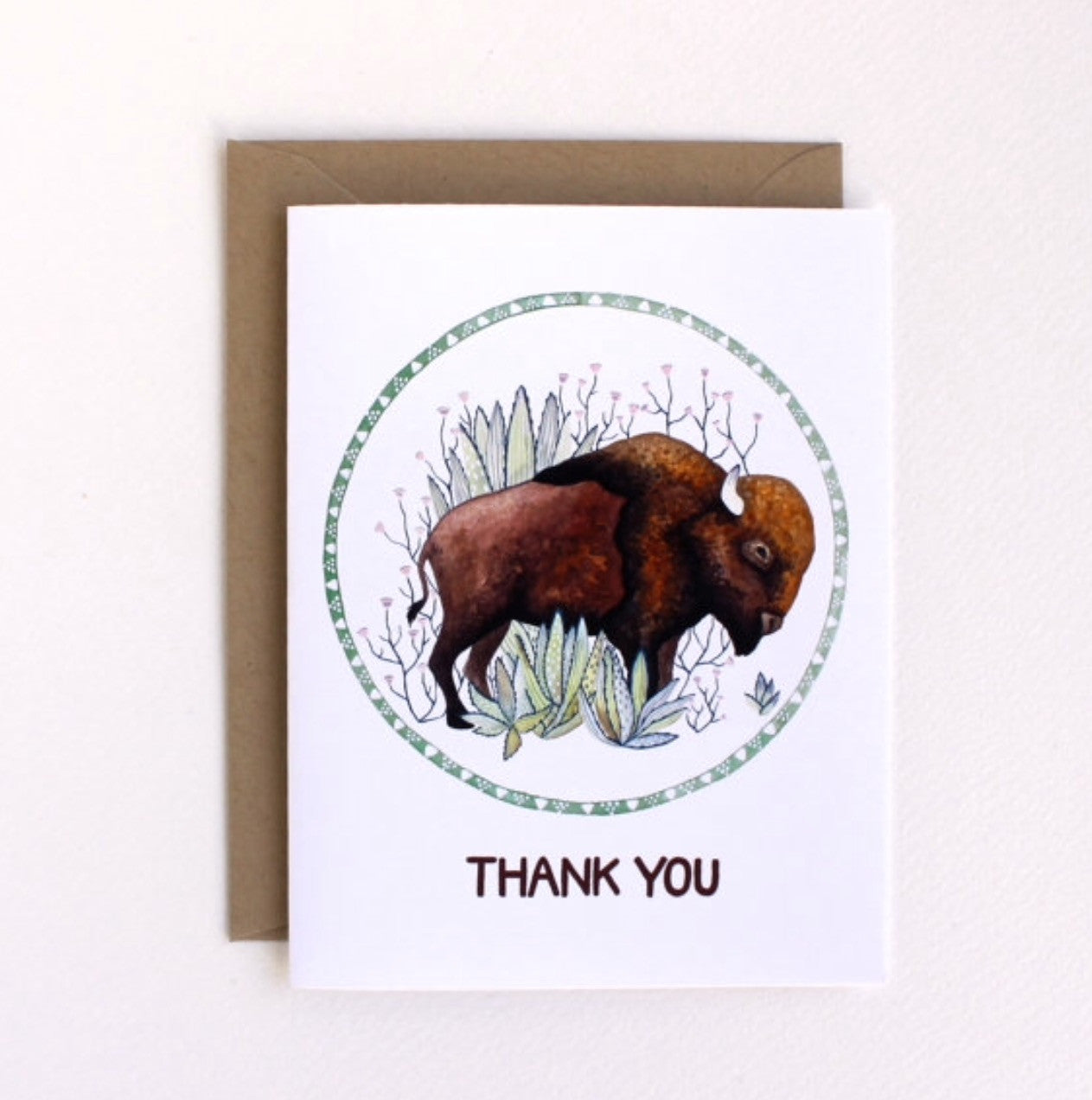 Thank You Bison Card