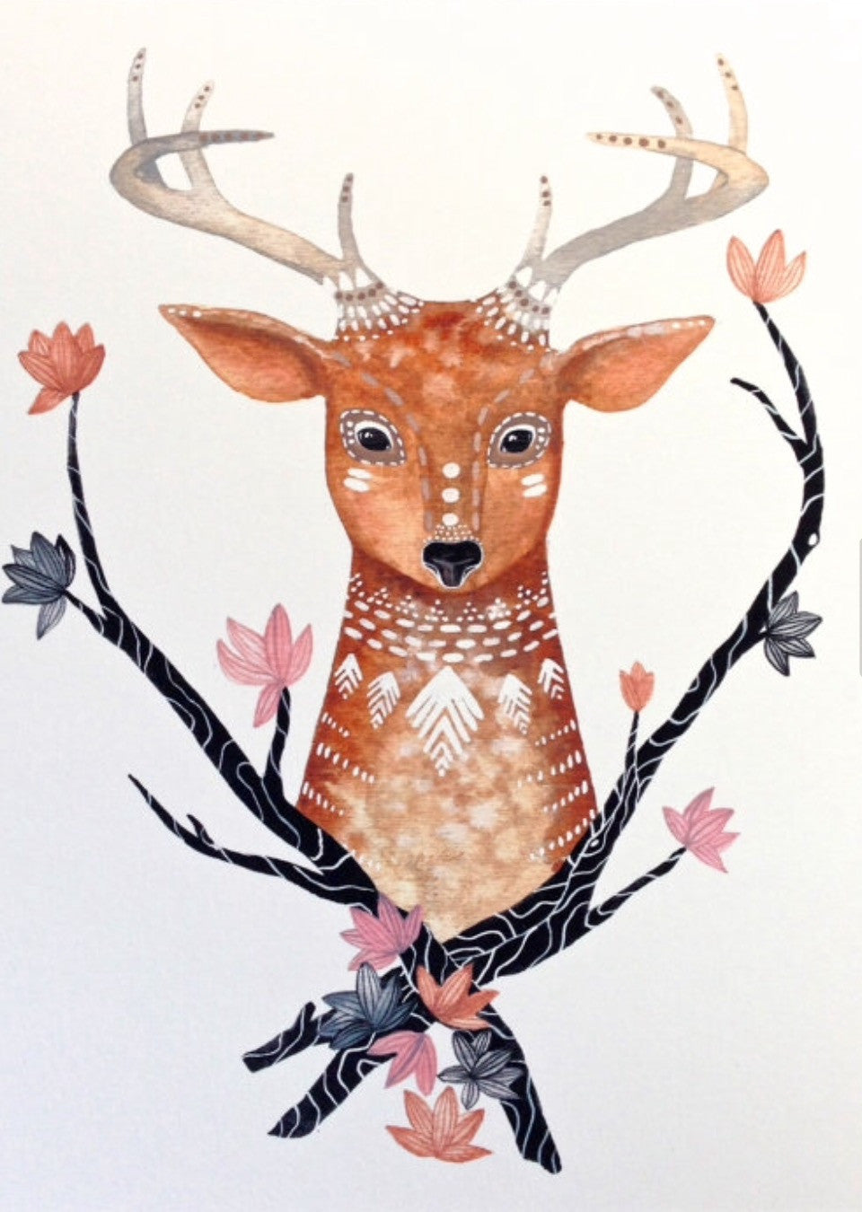 Ronan The Deer 8x10" Print
