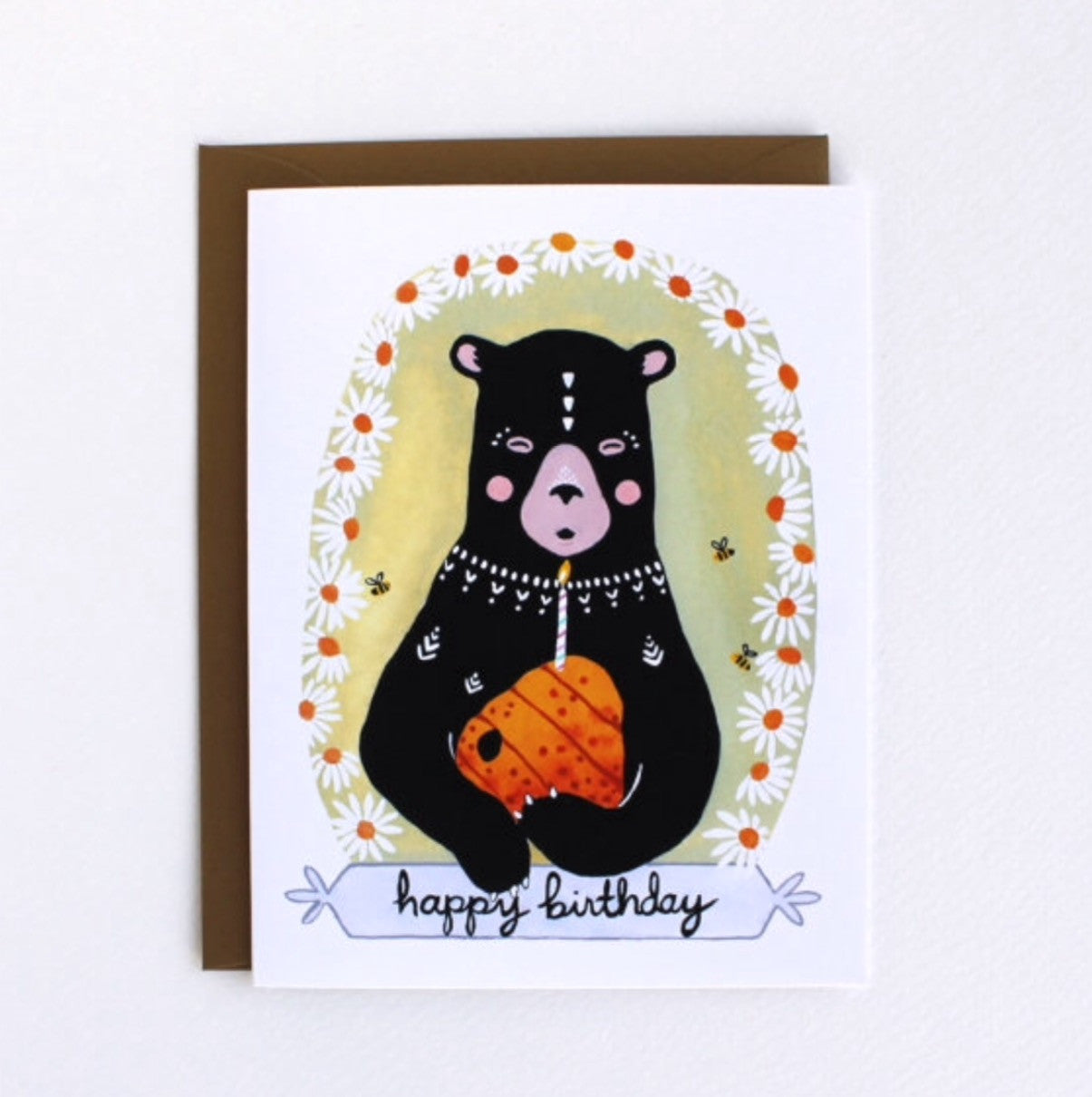 Happy Birthday Bear Card