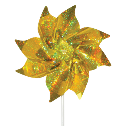 Gold Mylar Pinwheels