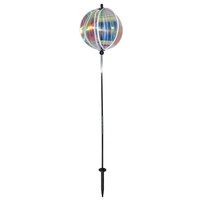 Iridescent 11" Gazing Ball Spinner