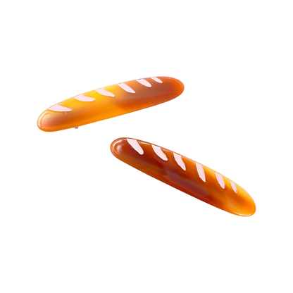 Baguette Alligator Hair Clip Set