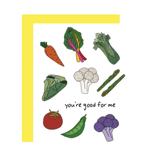 You're Good For Me Risograph Card