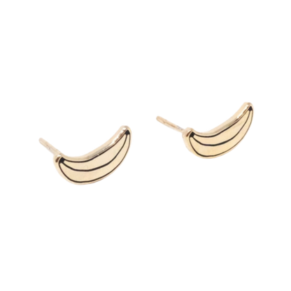 Banana Enamel Earrings