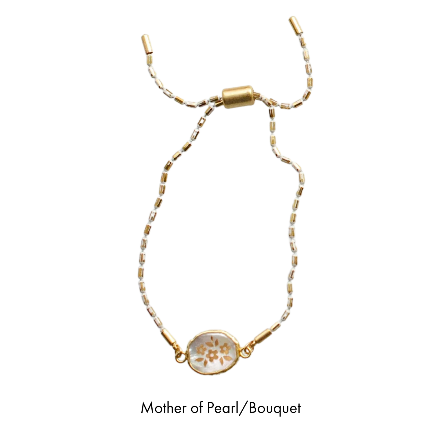 Gemstone Pull Tie Bracelets