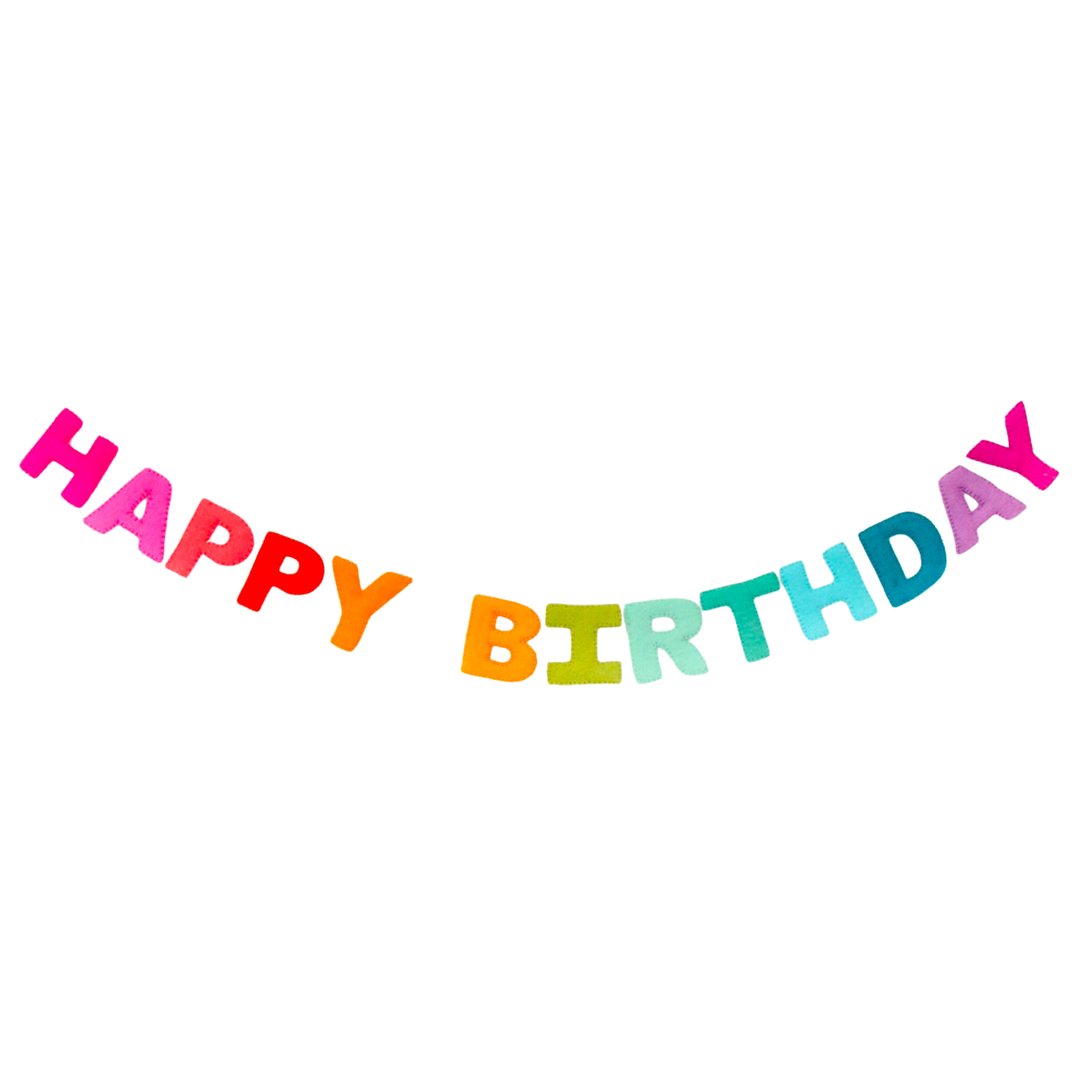 Happy Birthday Felt Garland