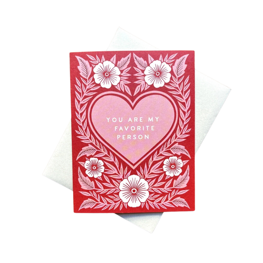 You Are My Favorite Person Card