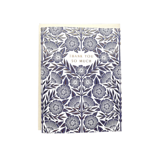 "Thank You So Much" Foil Stamped Card - Box Set