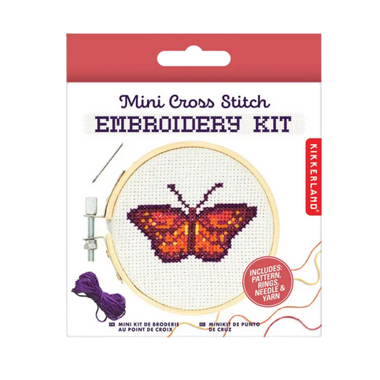 Butterfly Mini Cross Stitch Embroidery Kit