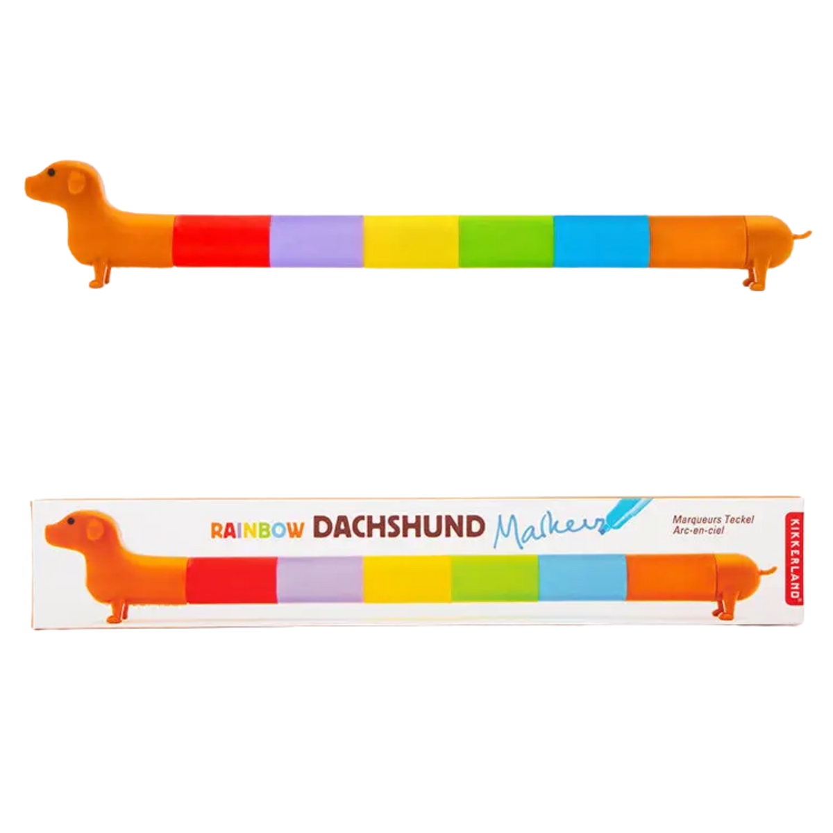 Rainbow Dachshund Markers