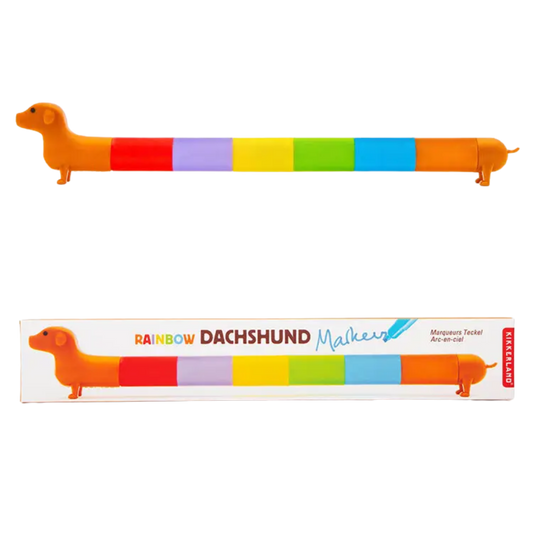 Rainbow Dachshund Markers