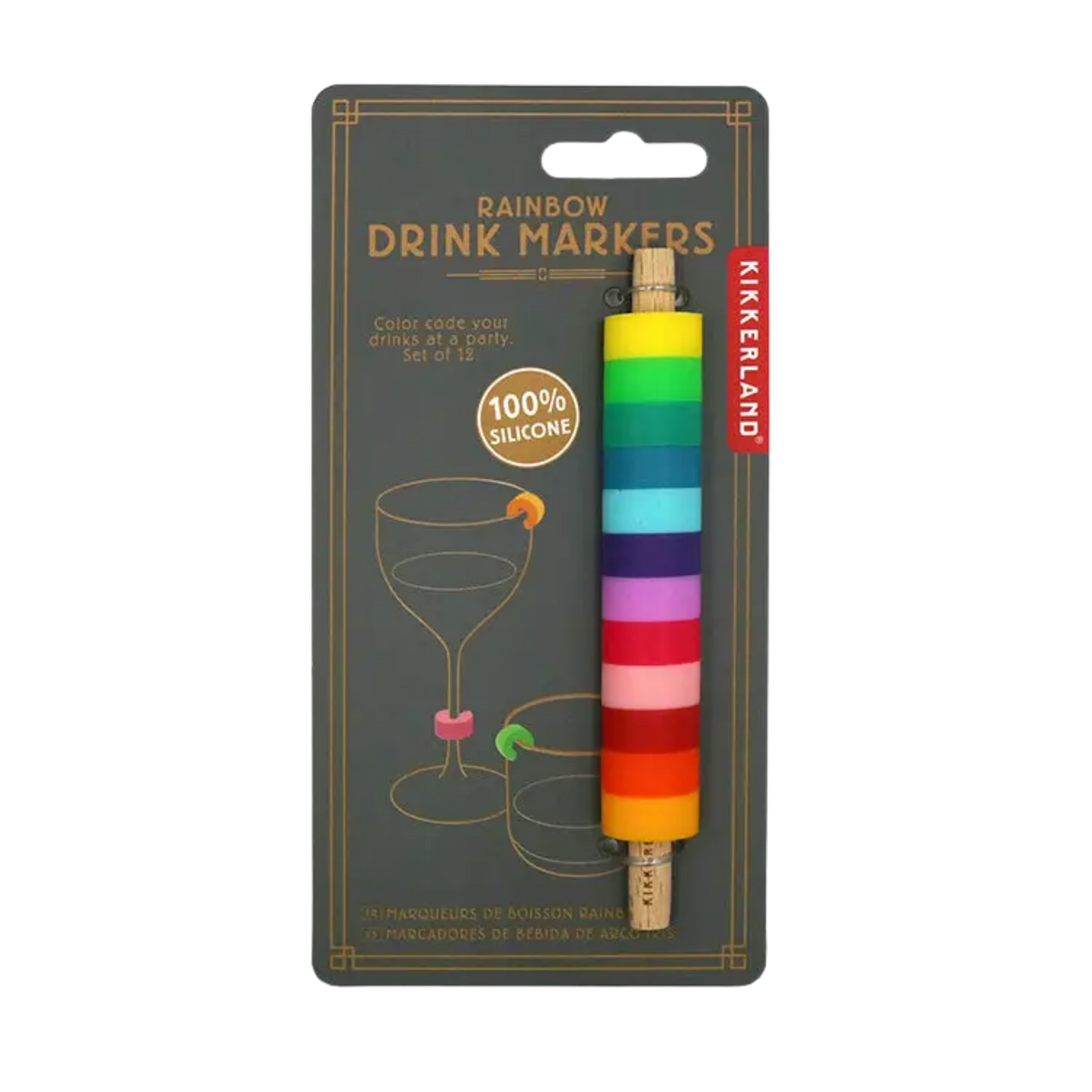 Rainbow Drink Markers