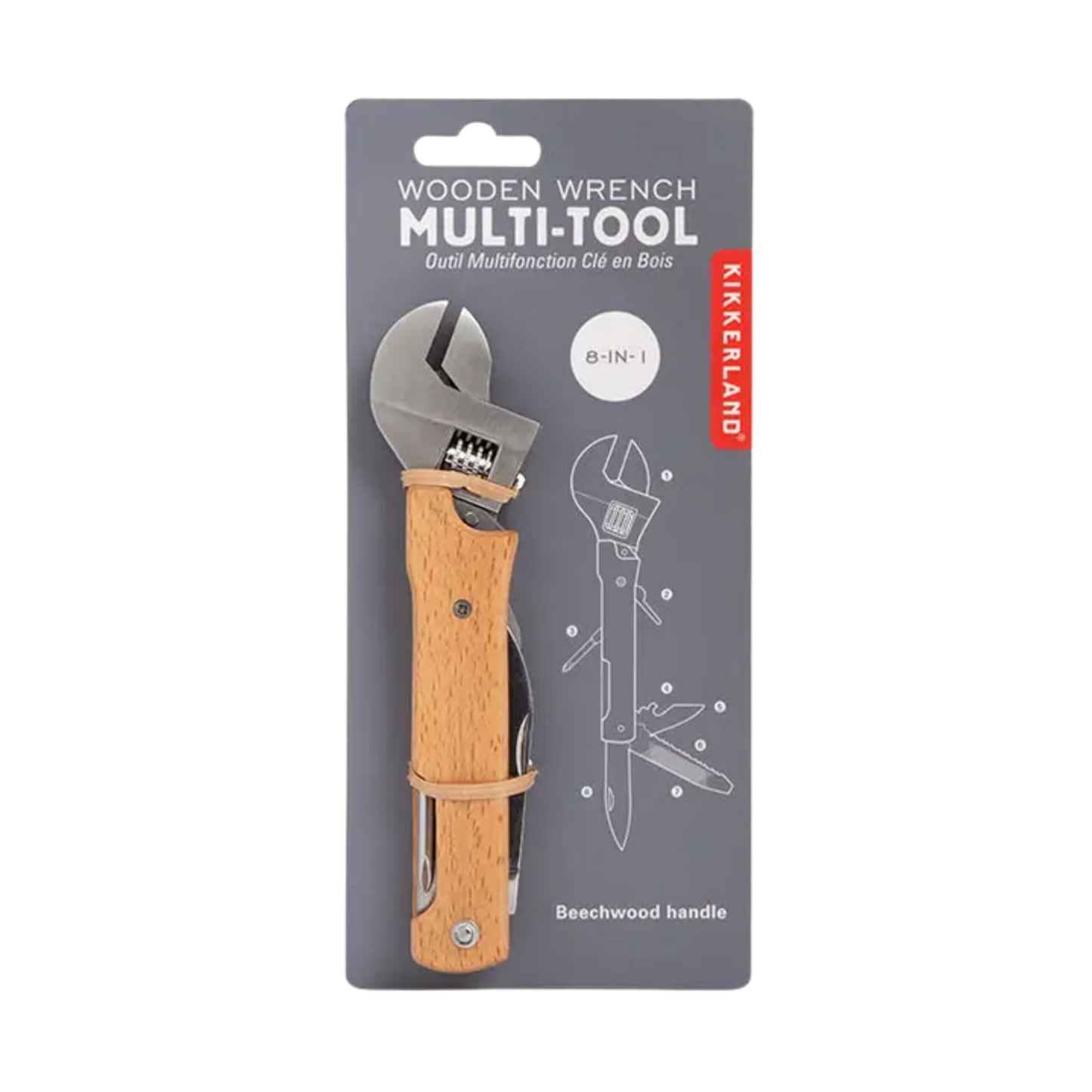 Wooden Wrench Multi-Tool