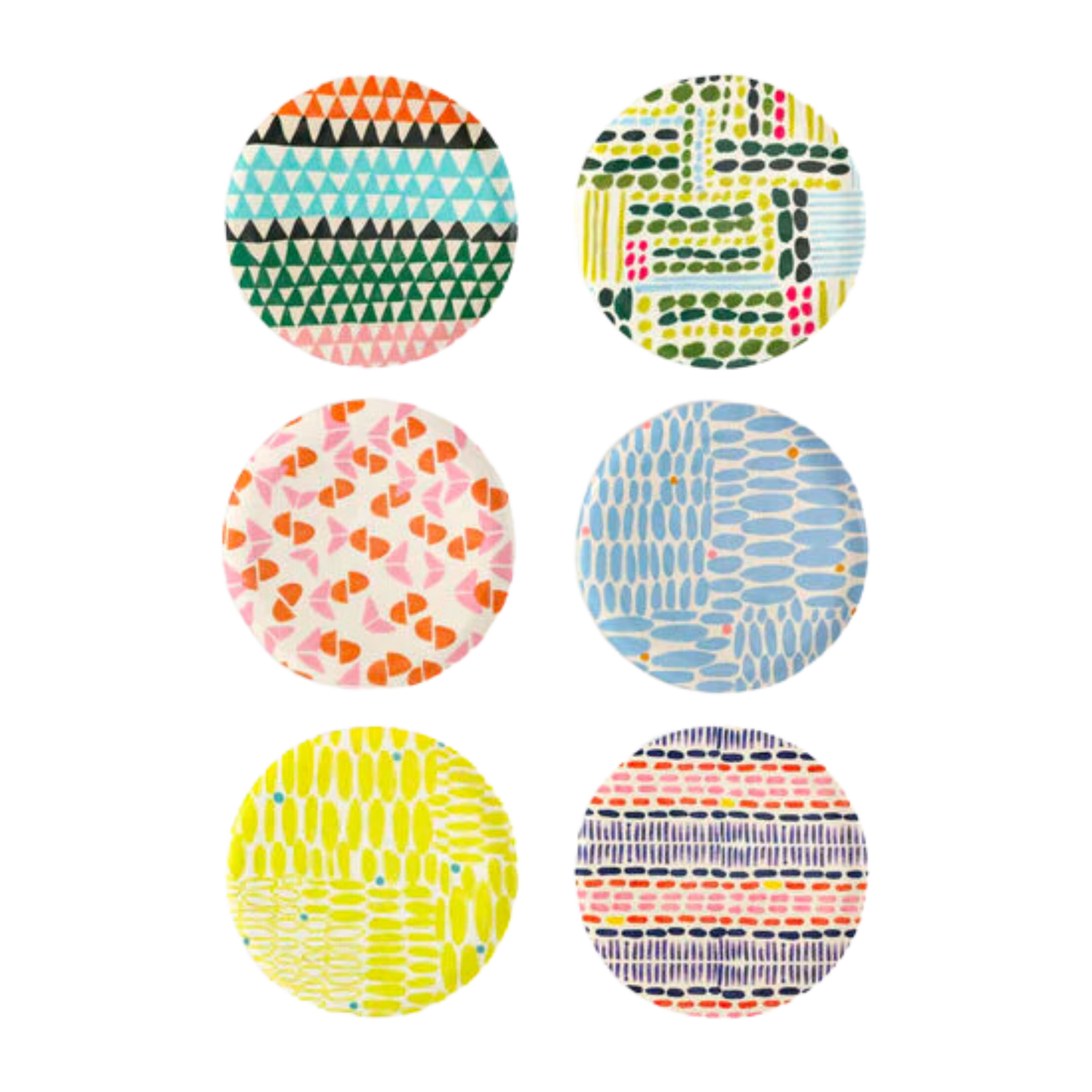 Patterned Melamine Plate