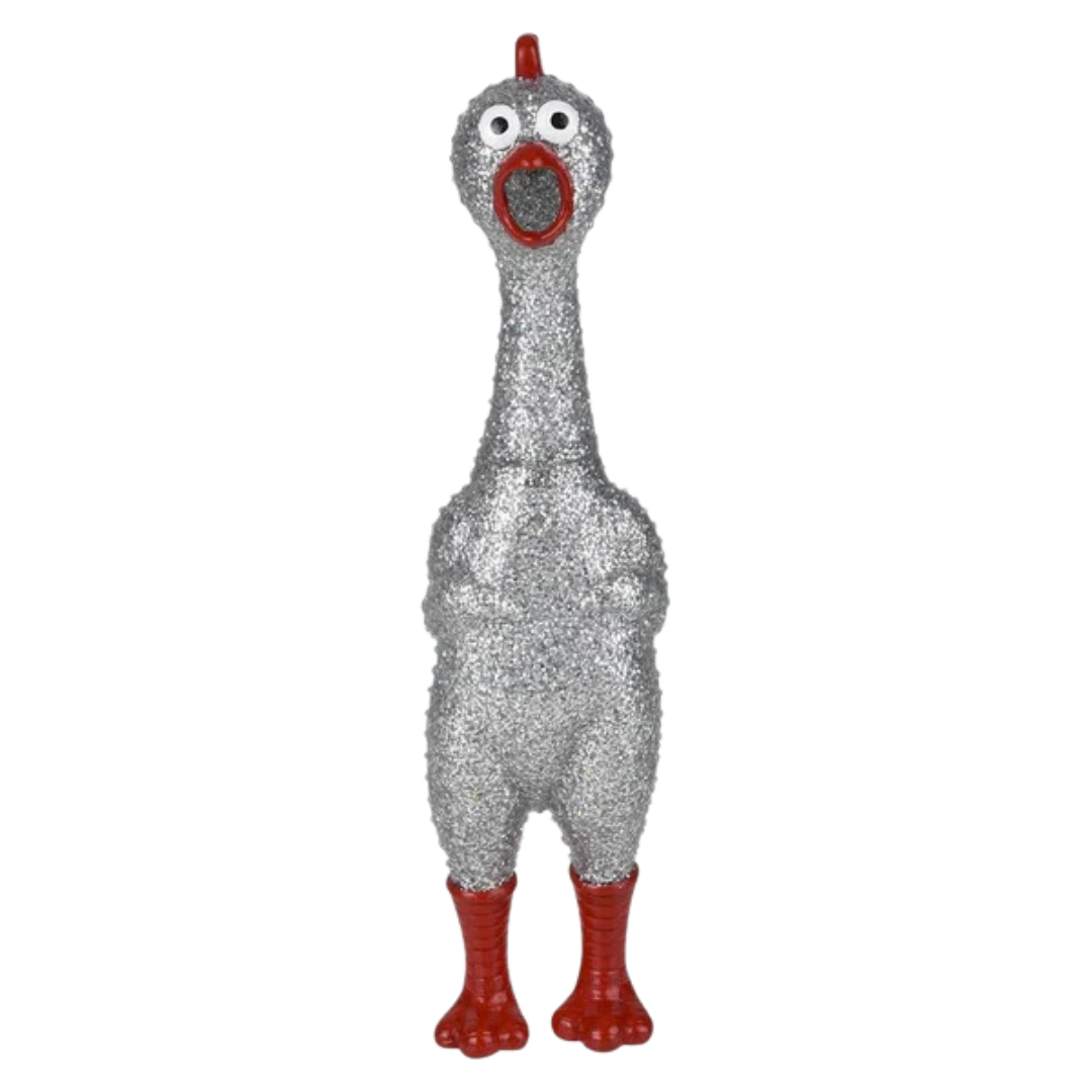 Sparkle Rubber Chicken