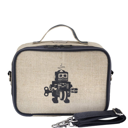 Grey Robot Lunch Box