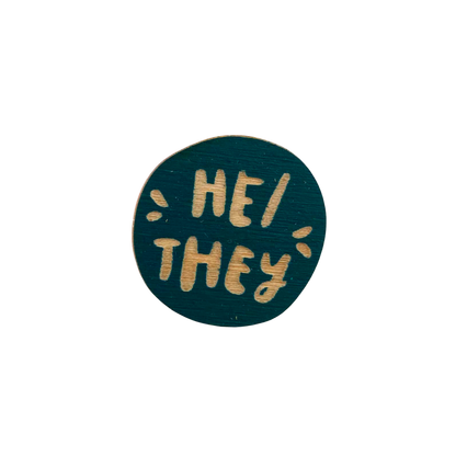 He/They Pronoun Pin