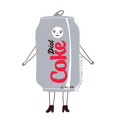 Diet Coke Deanne Sticker