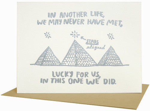 Lucky For Us Greeting Card